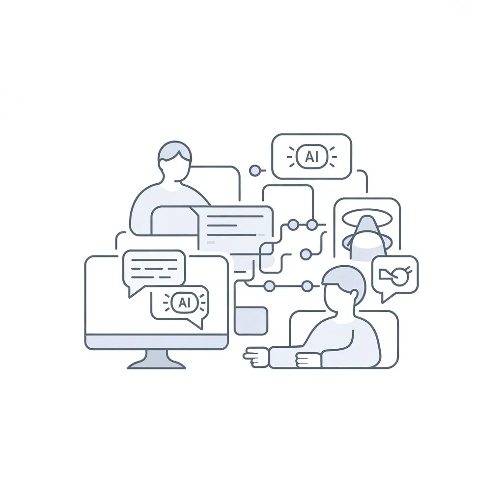 問い合わせ対応の効率化イメージ