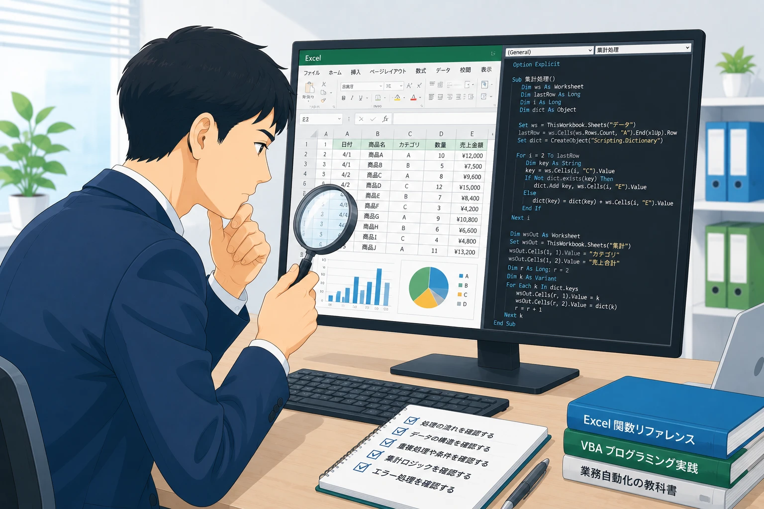 仕様書なしのExcelマクロを調査する手順｜テーブル・VBA・帳票の確認方法