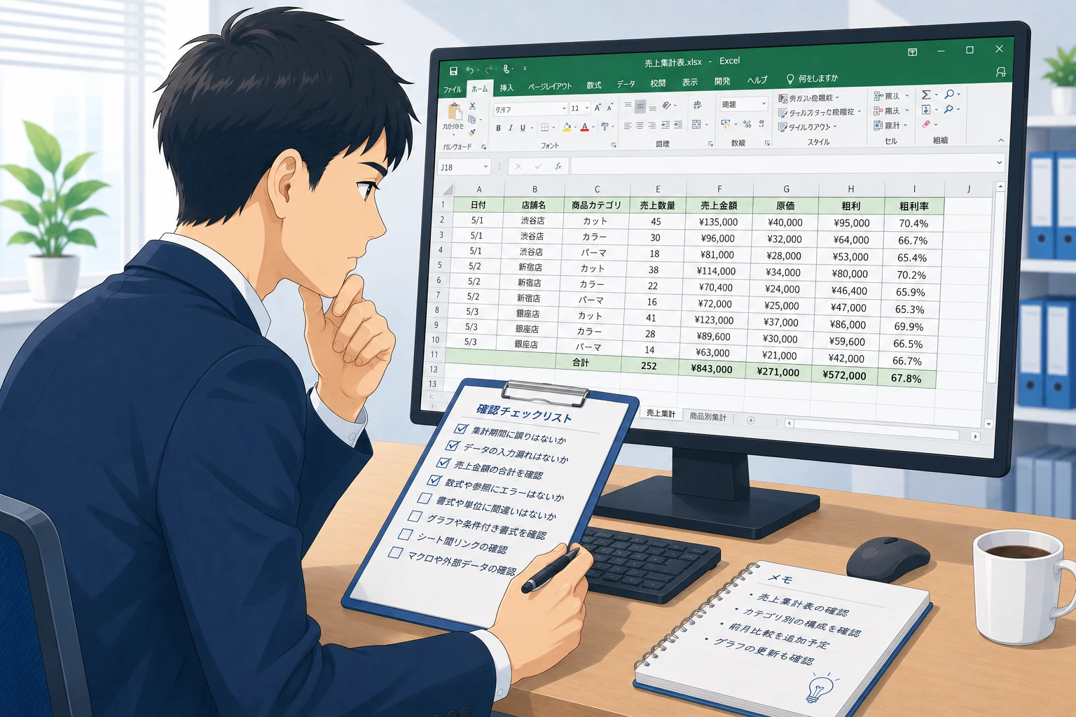 Excelマクロ編集を安全に進める影響範囲チェック｜シート・関数・VBAの見方