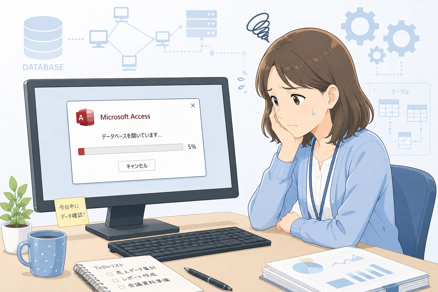 Accessの起動が遅い原因はファイルサイズだけではない｜起動時処理の見直し