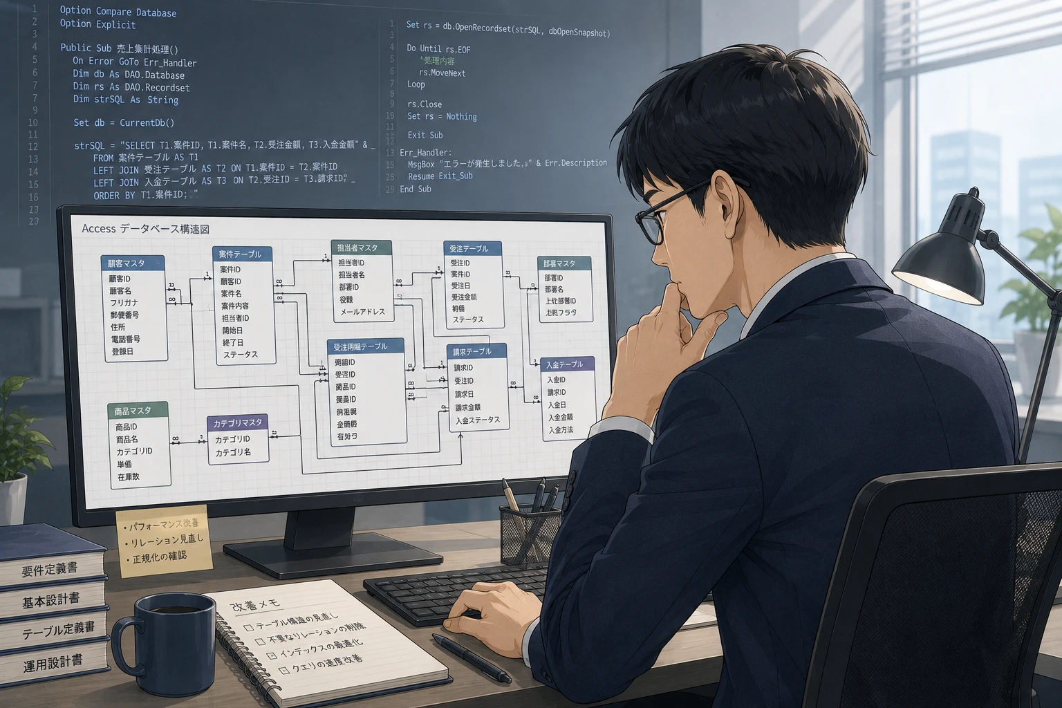 仕様書なしのAccessを調査して改修範囲を決める手順