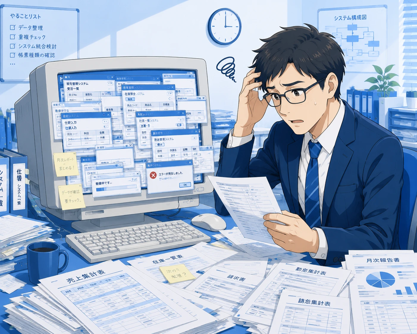 Accessの画面・帳票が多すぎるシステムを整理する手順