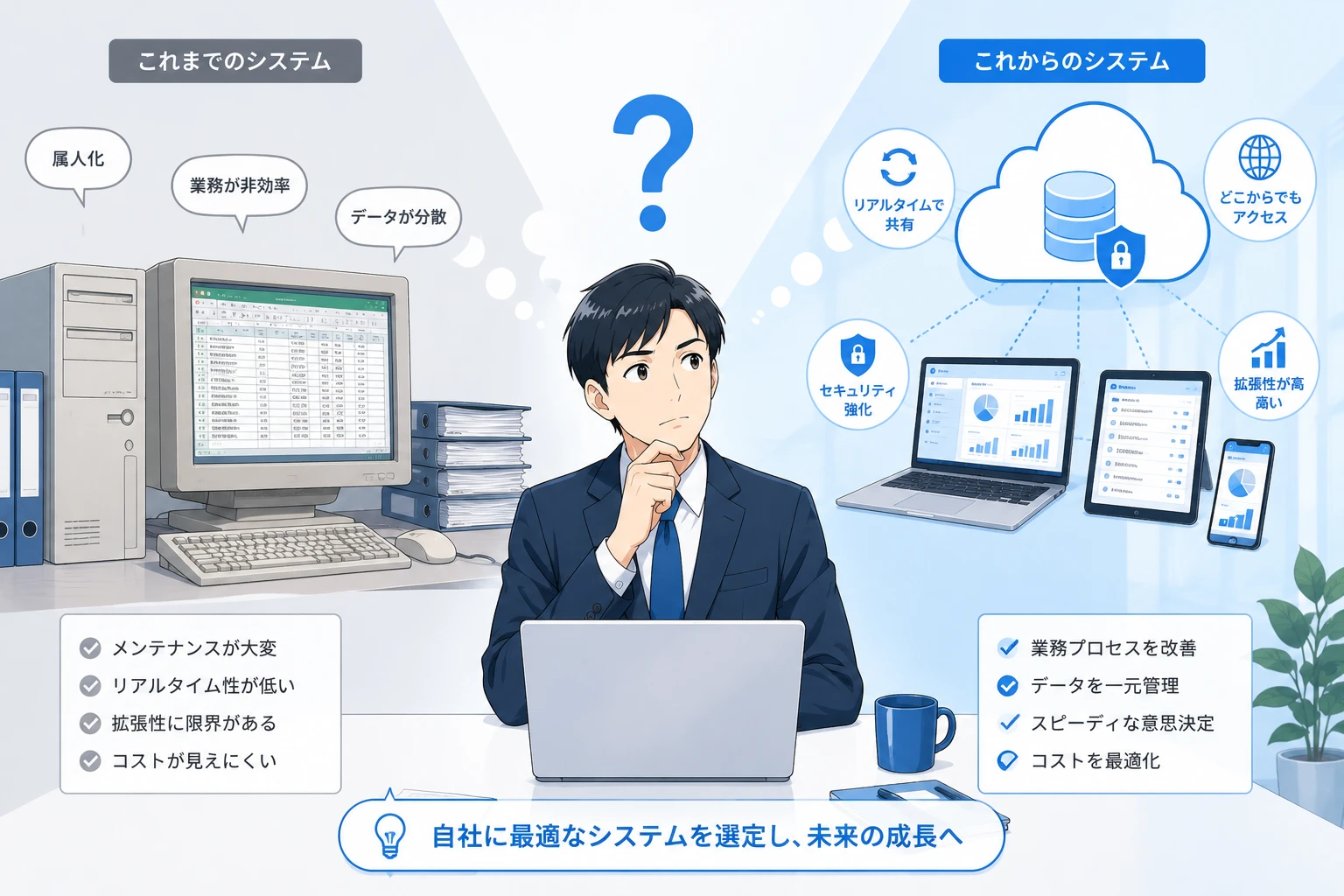 Accessは時代遅れと言われたときに確認すべき業務・人数・データ量