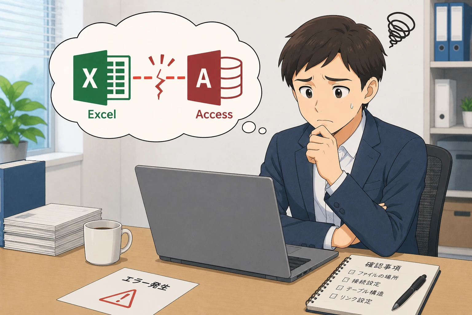 ExcelマクロとAccess連携が動かないときの修正依頼ポイント
