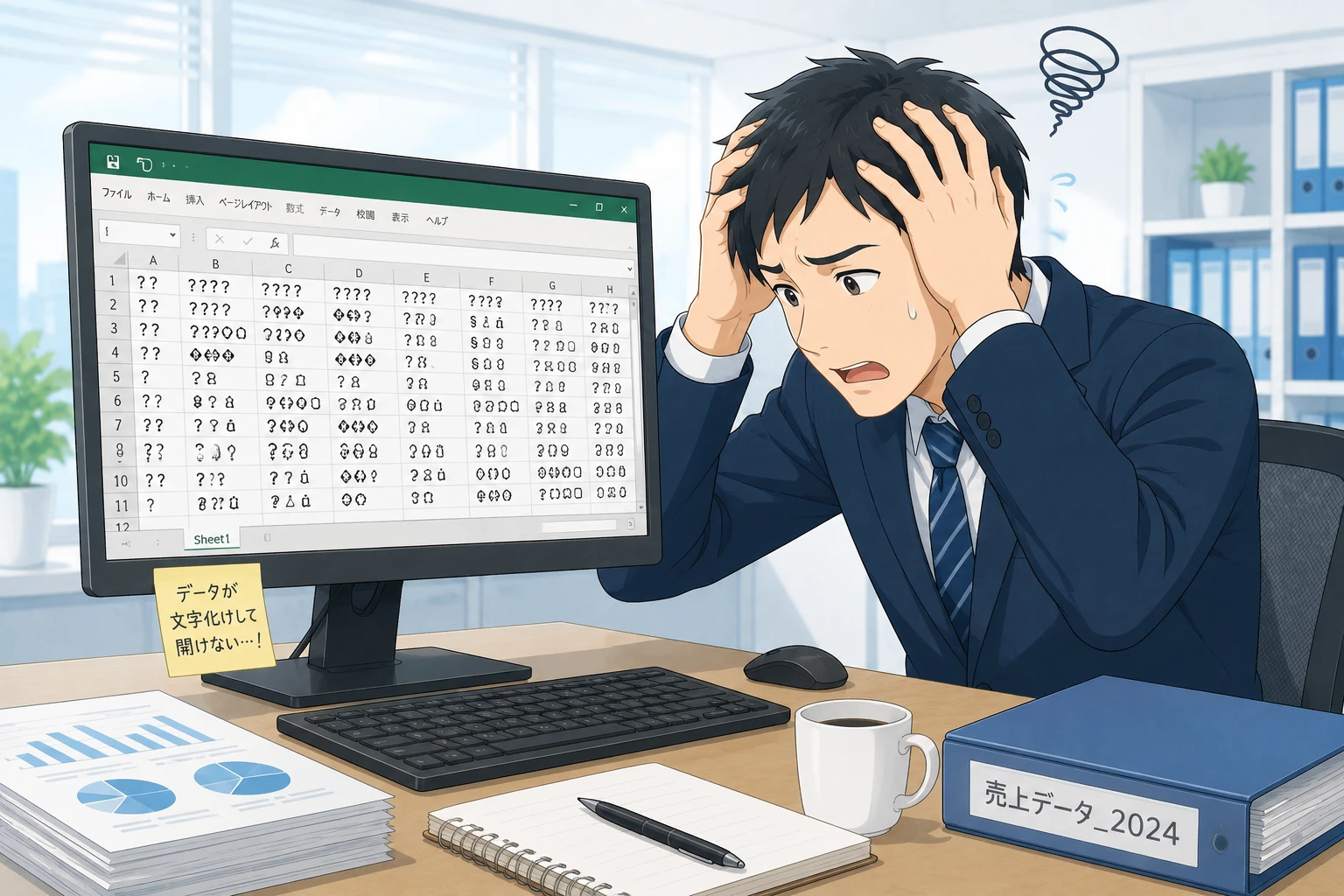 ExcelマクロのCSV取込で文字化け・列ずれが起きる原因