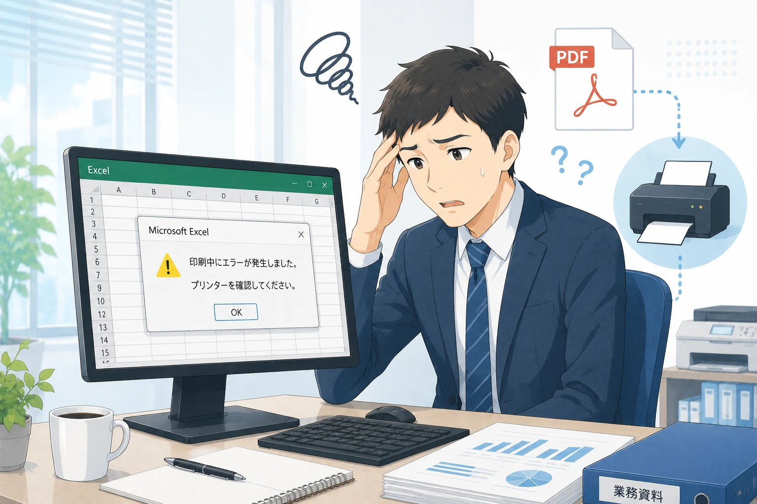 Excelマクロの印刷・PDF出力でエラーになる原因と確認項目