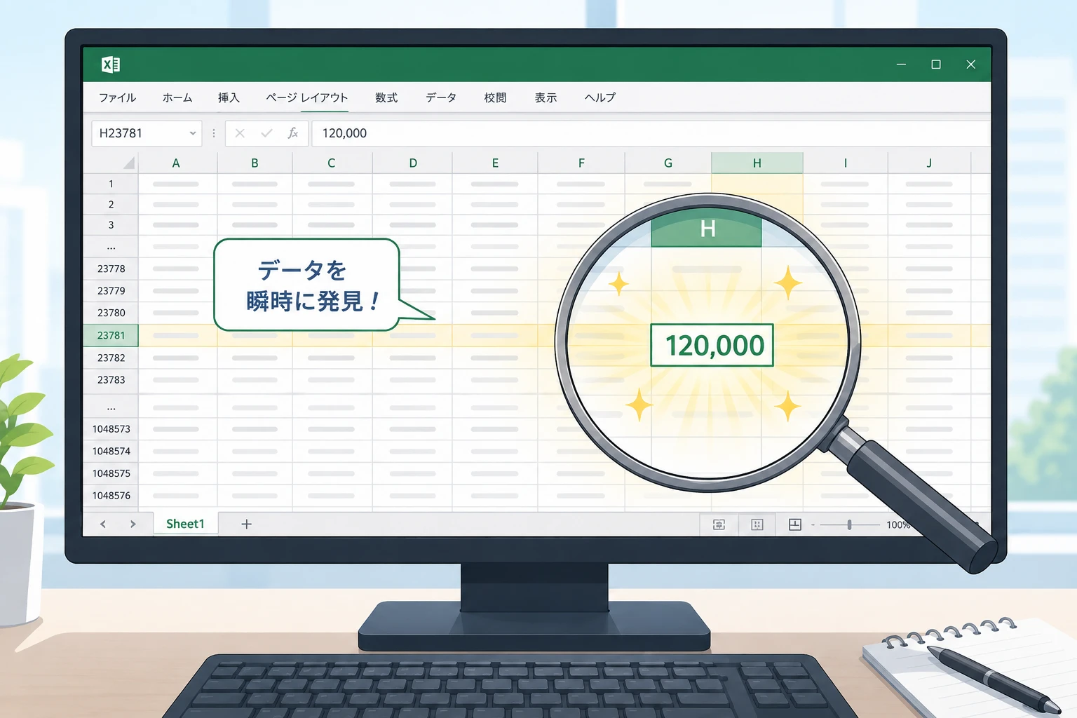 Excelの検索が遅いときの原因｜フィルター・関数・VBA検索の見直し