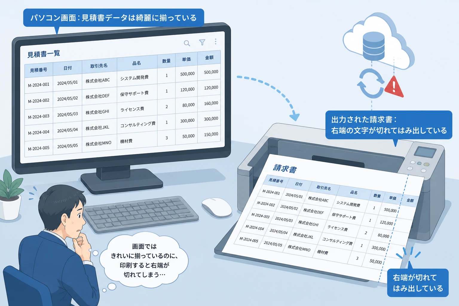 Excel帳票のレイアウト崩れを直す方法｜印刷範囲・余白・PDF出力の確認