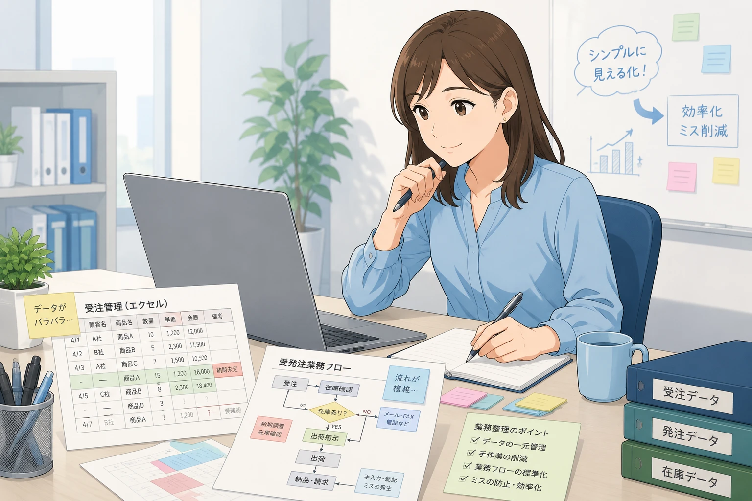 受発注管理Excelをシステム化する前に整理すべき項目