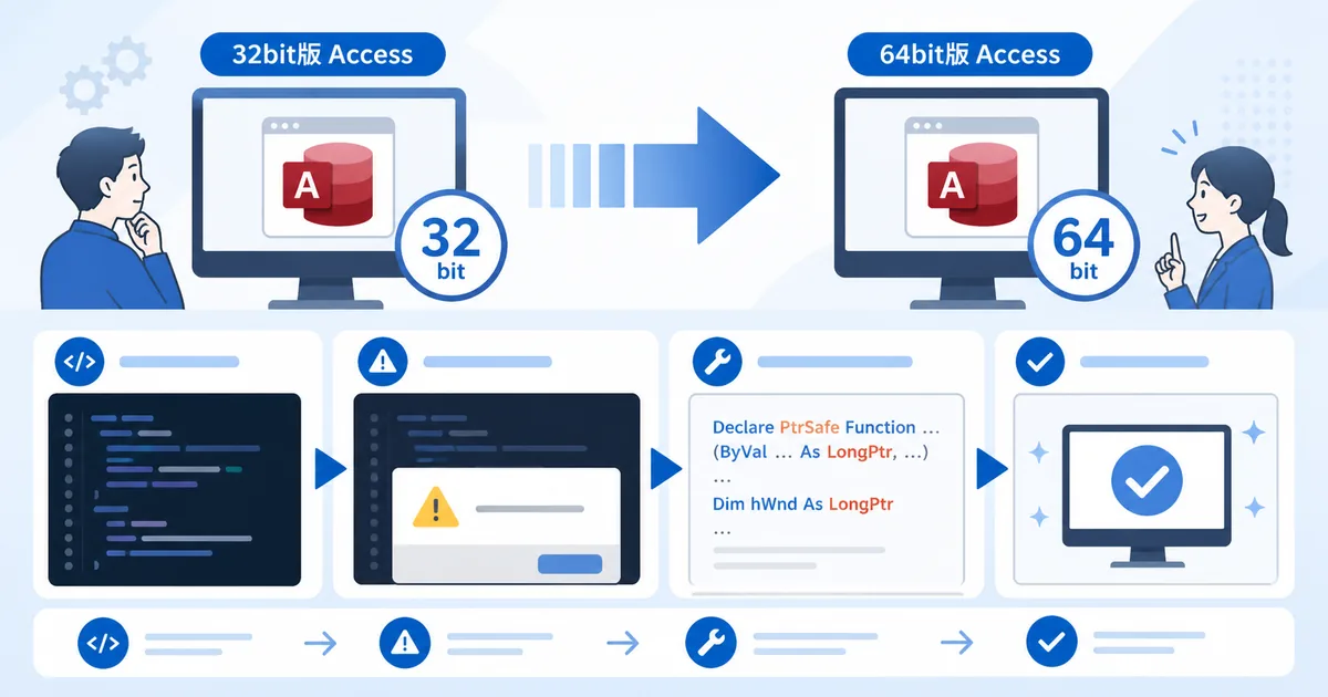 Access VBAコンパイルエラーが出る時の原因と修正方法