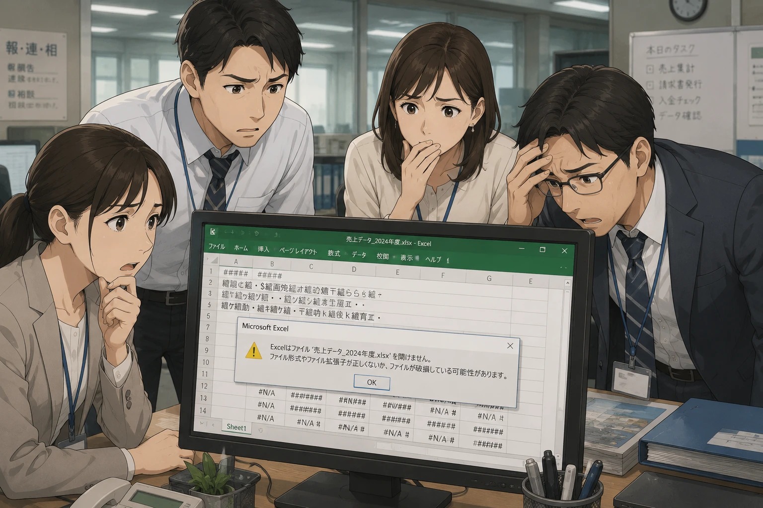 Excelファイルをサーバーやクラウドで共有する前に確認すべきリスク