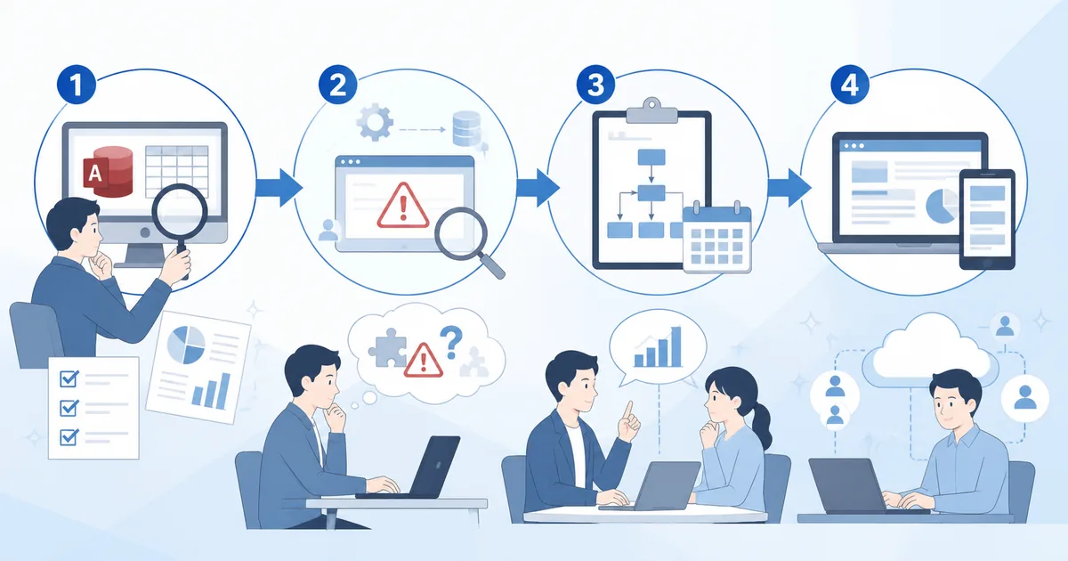 Access共有利用で不具合が出る原因とWeb化検討ポイント