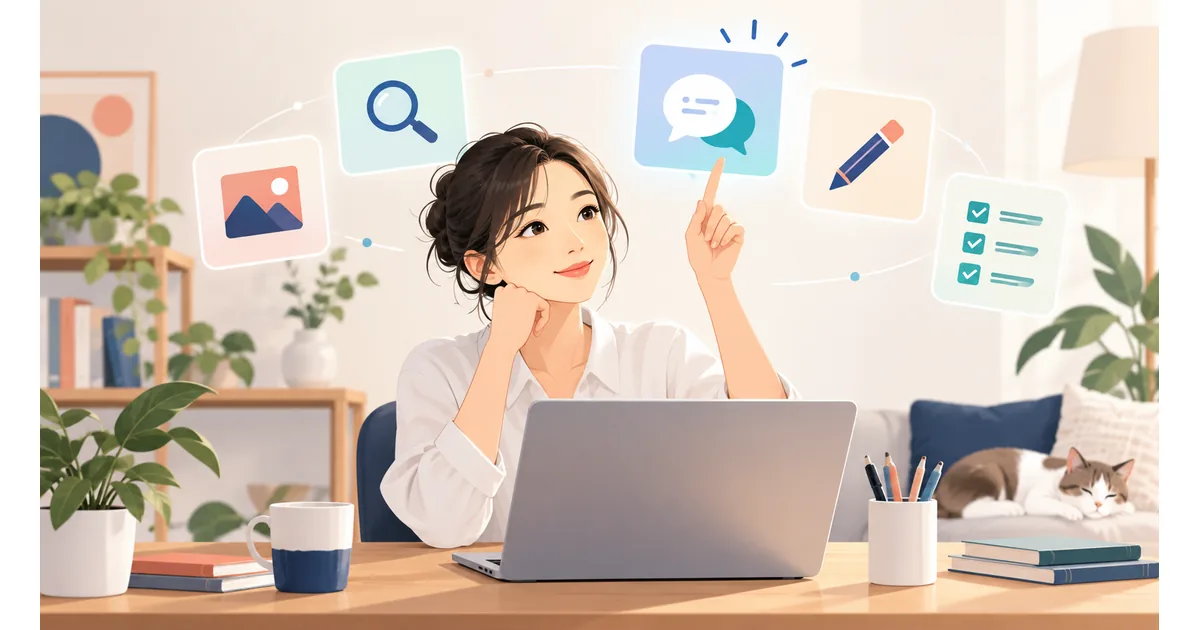 AIアプリのおすすめは？初心者が「毎日使える」無料アプリ15選