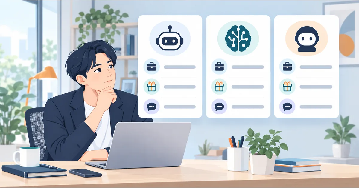 AIアプリランキング2026｜利用目的・無料枠・日本語精度で本気比較