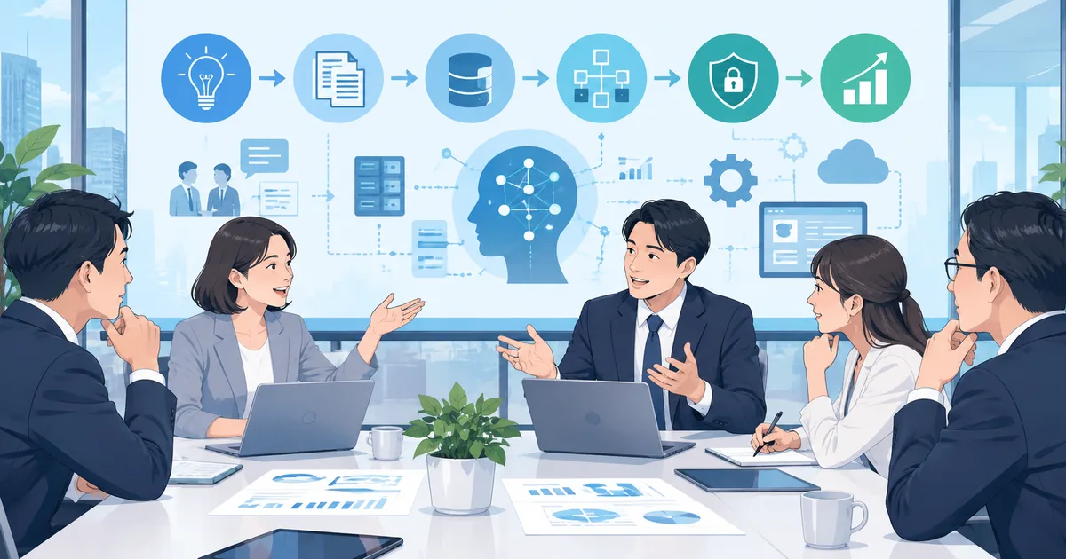 【担当者向け】AIシステム会社への相談から導入までの全手順