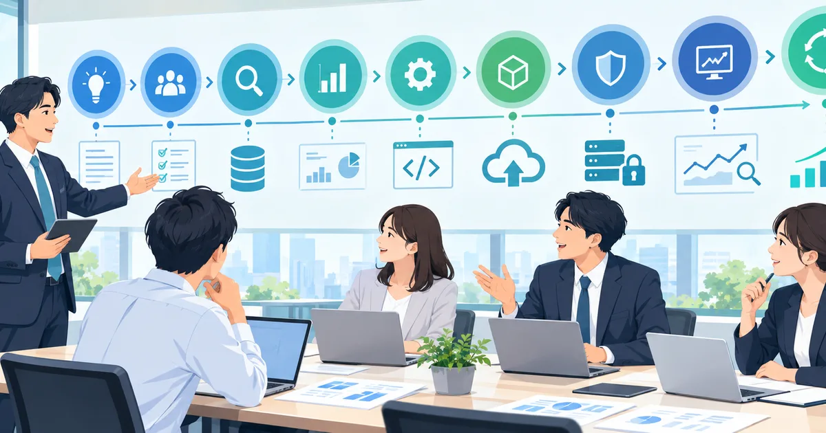 AIシステム開発の流れを完全解説｜企画から運用・改善まで9段階