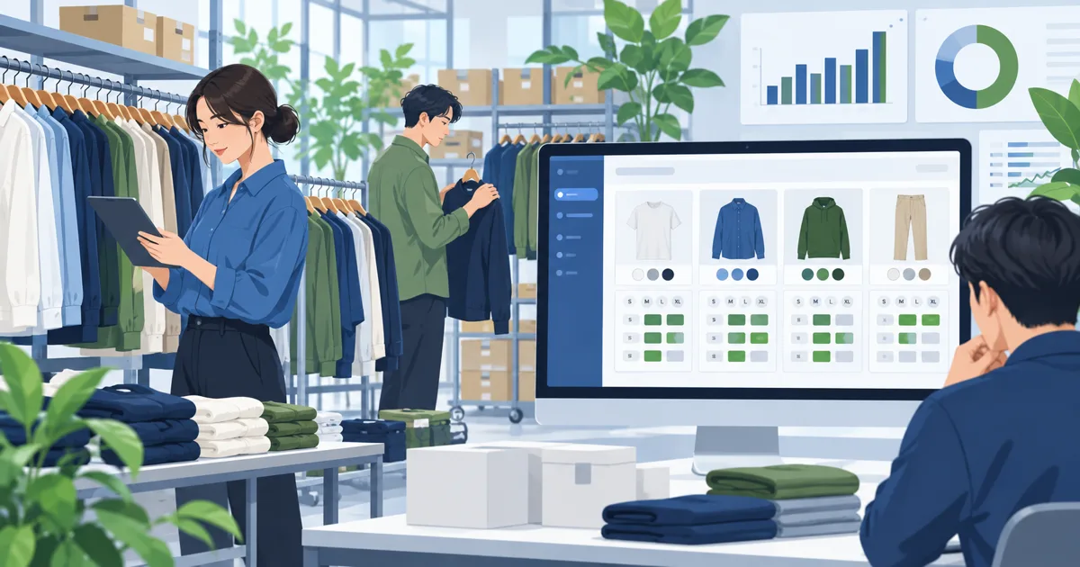 アパレル向け在庫管理システム｜SKU・店舗間移動・EC連携の必要機能