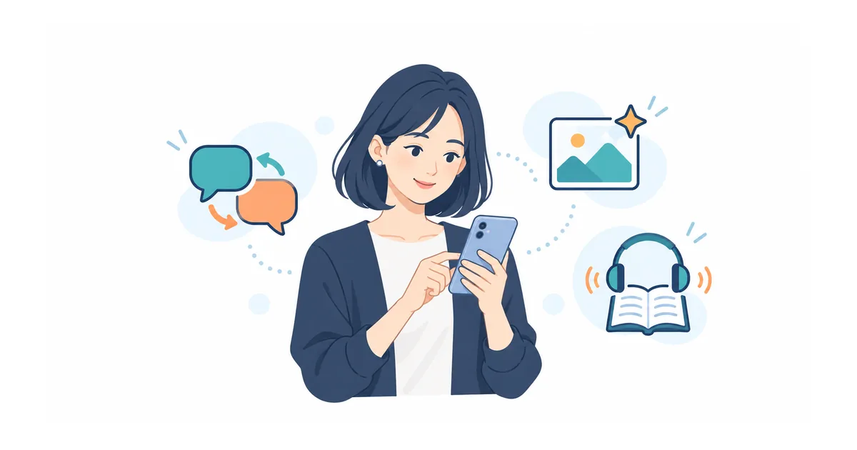 スマホAIアプリおすすめ16選｜iPhone・Androidで今すぐ使える便利機能