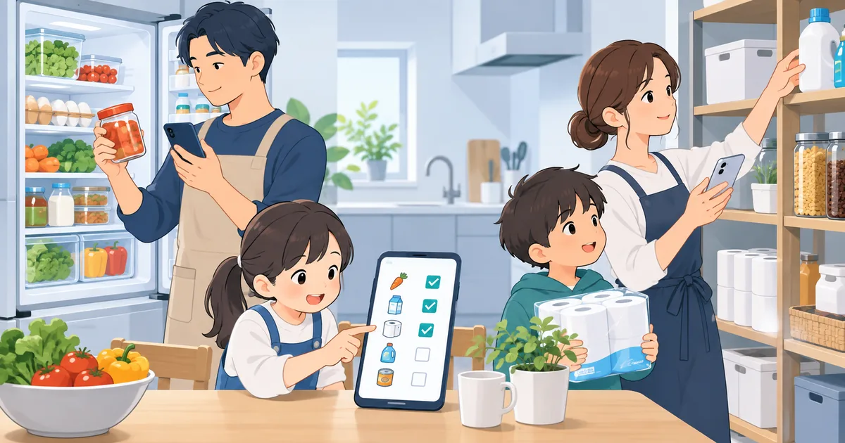 家庭用無料在庫管理アプリを徹底比較｜iPhone・Android対応