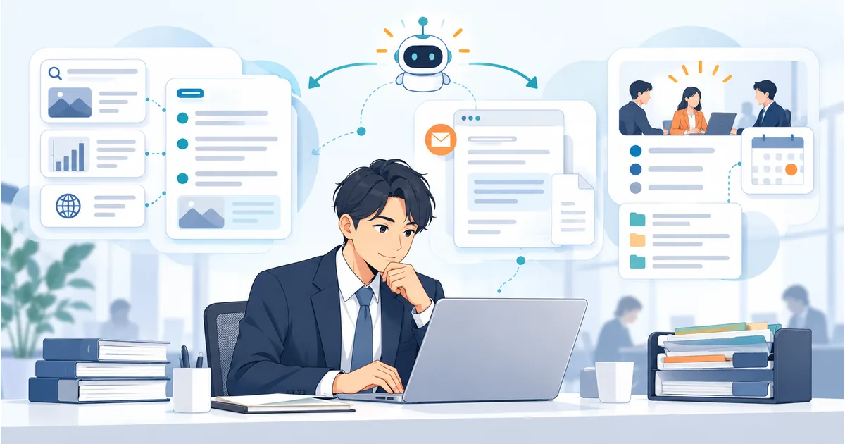 忙しい人ほど使うべきAIアプリ15選｜調べる・書く・整えるを自動化