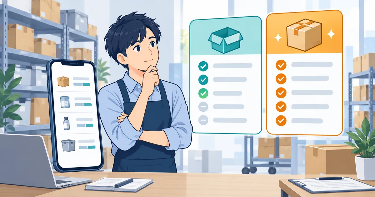 無料の在庫管理アプリで足りる？有料プランとの違いを徹底解説