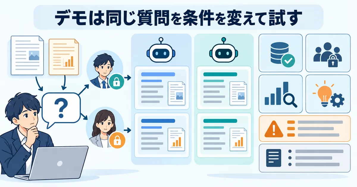 候補会社をデータ品質・権限・評価・設計力で比較するチェックシート